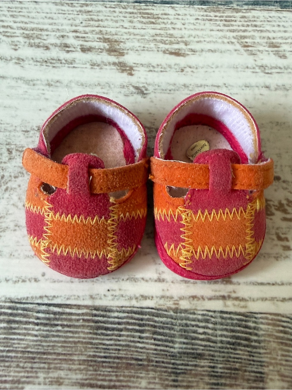 American Girl BITTY BABY Doll FALL LEAF Set - 15” Doll SHOES Only